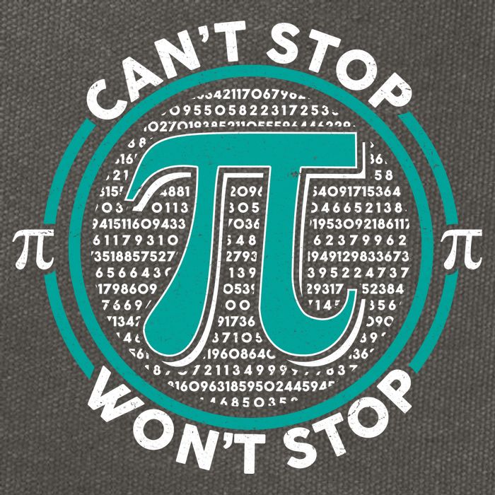 3.14 Pi Day Can't Stop Pi Won't Stop Cotton Canvas Backpack