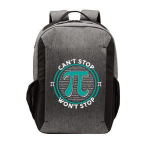 3.14 Pi Day Can't Stop Pi Won't Stop Vector Backpack