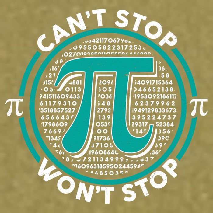 3.14 Pi Day Can't Stop Pi Won't Stop Garment-Dyed Women's Muscle Tee