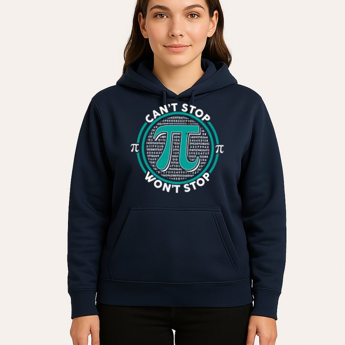 3.14 Pi Day Can't Stop Pi Won't Stop Hoodie