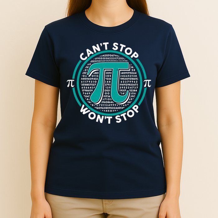 3.14 Pi Day Can't Stop Pi Won't Stop T-Shirt