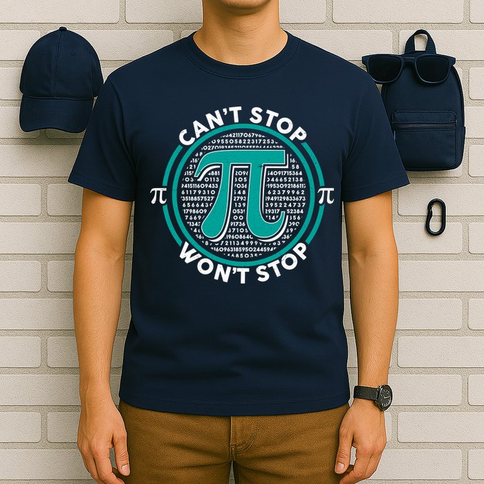 3.14 Pi Day Can't Stop Pi Won't Stop T-Shirt