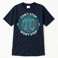 3.14 Pi Day Can't Stop Pi Won't Stop Tall T-Shirt