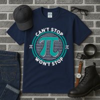 3.14 Pi Day Can't Stop Pi Won't Stop Tall T-Shirt