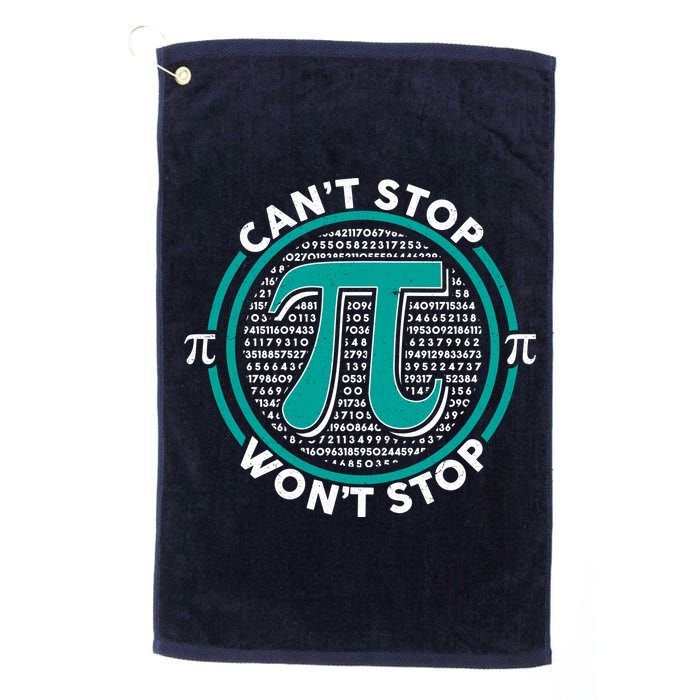 3.14 Pi Day Can't Stop Pi Won't Stop Golf Towel