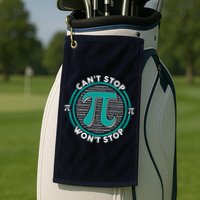 3.14 Pi Day Can't Stop Pi Won't Stop Golf Towel