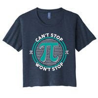 3.14 Pi Day Can't Stop Pi Won't Stop Crop Top
