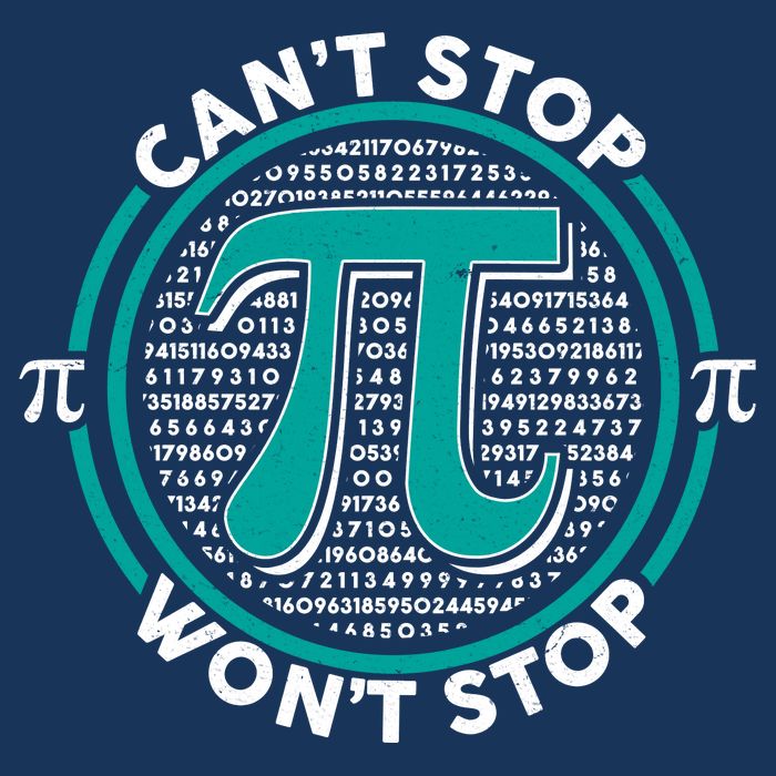 3.14 Pi Day Can't Stop Pi Won't Stop Women's V-Neck T-Shirt