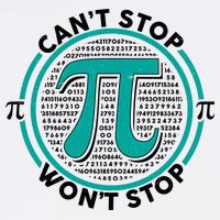 3.14 Pi Day Can't Stop Pi Won't Stop Garment-Dyed Sweatshirt