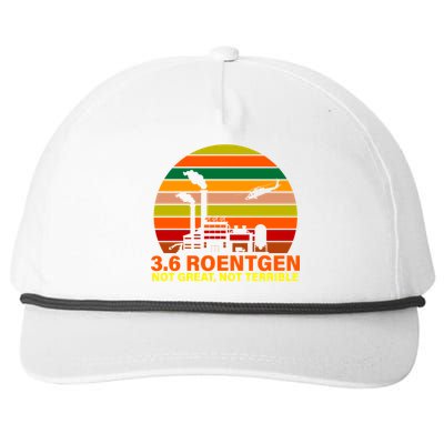 3.6 Roentgen Not Great, Not Terrible Snapback Five-Panel Rope Hat