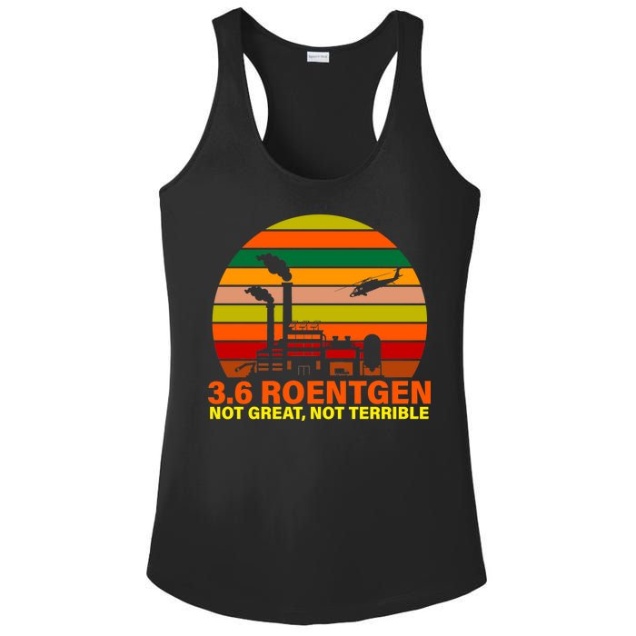 3.6 Roentgen Not Great, Not Terrible Ladies PosiCharge Competitor Racerback Tank