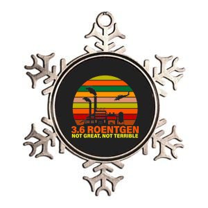 3.6 Roentgen Not Great, Not Terrible Metallic Star Ornament