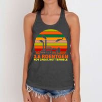 3.6 Roentgen Not Great, Not Terrible Women's Knotted Racerback Tank