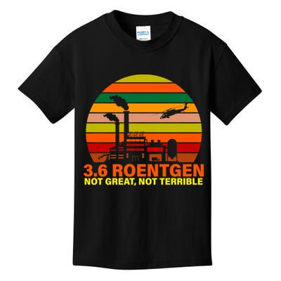 3.6 Roentgen Not Great, Not Terrible Kids T-Shirt
