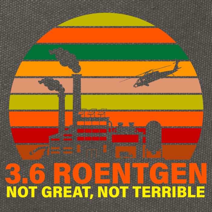 3.6 Roentgen Not Great, Not Terrible Cotton Canvas Backpack