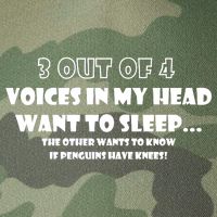 3 Out Of 4 Voices In My Head Funny Penguins  Legacy Tie Dye Trucker Hat