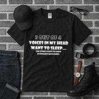 3 Out Of 4 Voices In My Head Funny Penguins  Tall T-Shirt