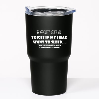 3 Out Of 4 Voices In My Head Funny Penguins  Tumbler