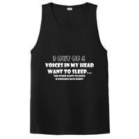 3 Out Of 4 Voices In My Head Funny Penguins  PosiCharge Competitor Tank