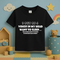 3 Out Of 4 Voices In My Head Funny Penguins  Toddler T-Shirt
