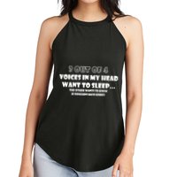 3 Out Of 4 Voices In My Head Funny Penguins  Women's Perfect Tri Rocker Tank