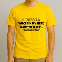 3 Out Of 4 Voices In My Head Funny Penguins  T-Shirt