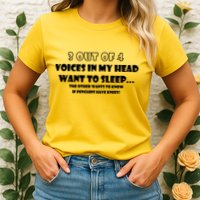 3 Out Of 4 Voices In My Head Funny Penguins  Womens T-Shirt