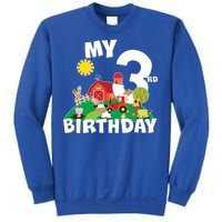 3 Year Old Farm My 3rd Birthday Sweatshirt