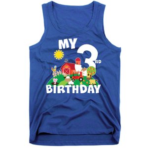 3 Year Old Farm My 3rd Birthday Tank Top