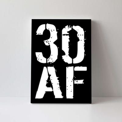 30 AF 30th Birthday Canvas