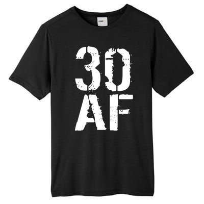 30 AF 30th Birthday Tall Fusion ChromaSoft Performance T-Shirt