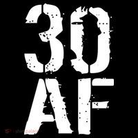 30 AF 30th Birthday Drawstring Bag