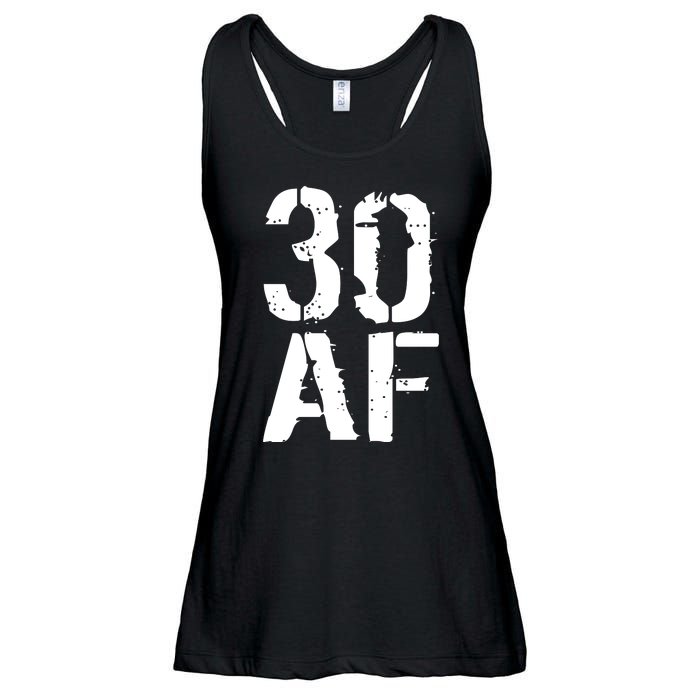 30 AF 30th Birthday Ladies Essential Flowy Tank