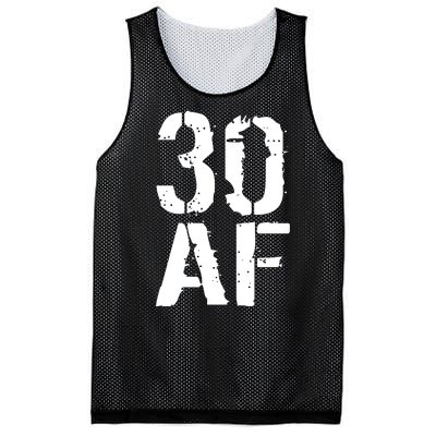 30 AF 30th Birthday Mesh Reversible Basketball Jersey Tank