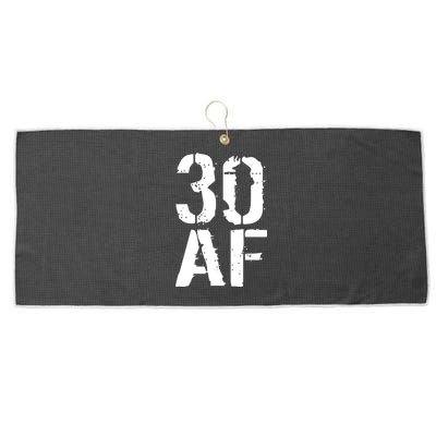 30 AF 30th Birthday Large Microfiber Waffle Golf Towel