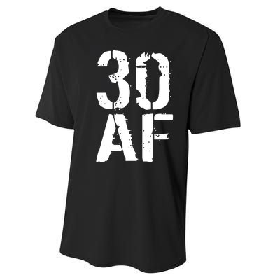 30 AF 30th Birthday Performance Sprint T-Shirt