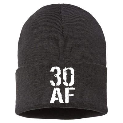 30 AF 30th Birthday Sustainable Knit Beanie