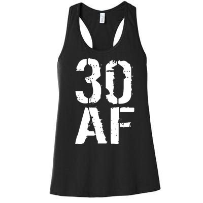 30 AF 30th Birthday Women's Racerback Tank