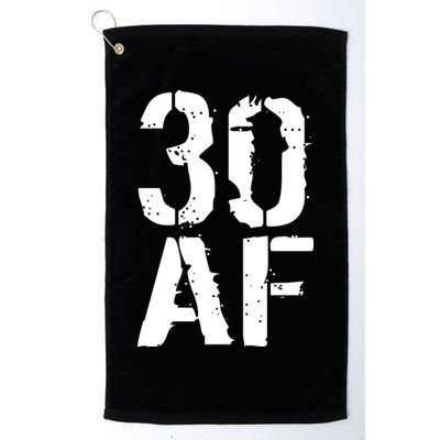 30 AF 30th Birthday Golf Towel