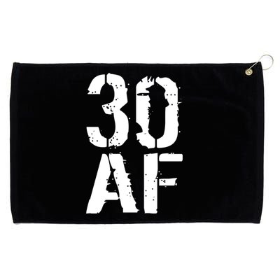 30 AF 30th Birthday Grommeted Golf Towel