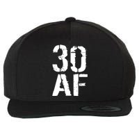 30 AF 30th Birthday Wool Snapback Cap