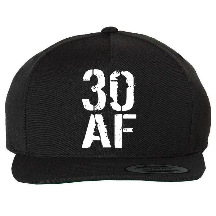 30 AF 30th Birthday Wool Snapback Cap