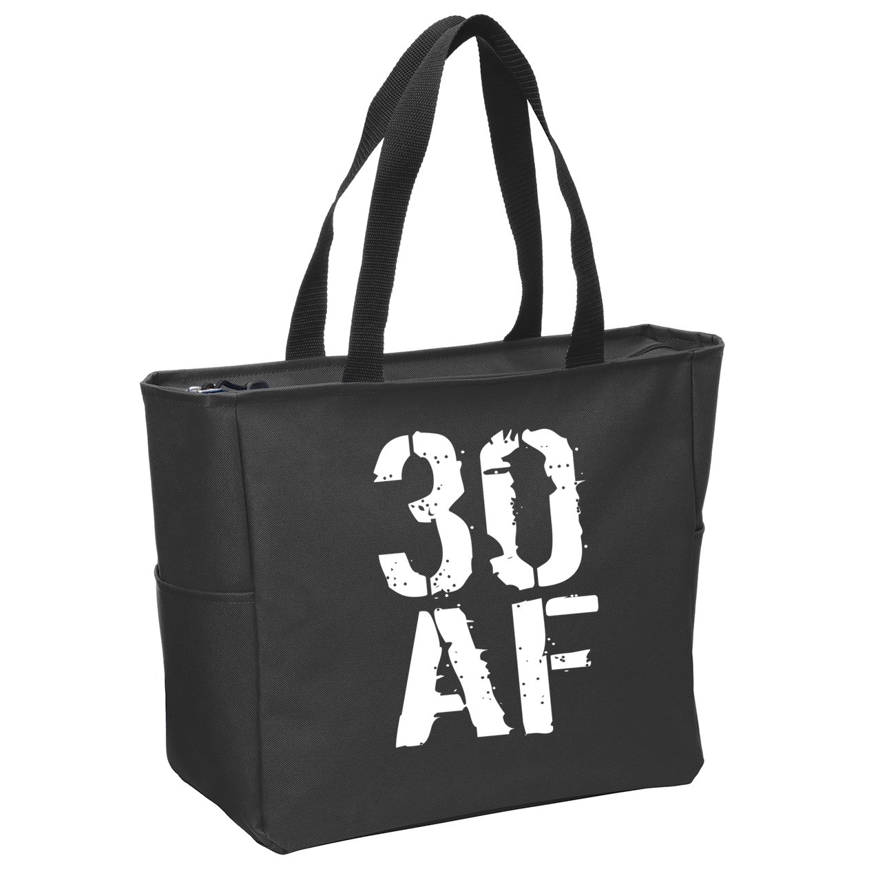 30 AF 30th Birthday Zip Tote Bag