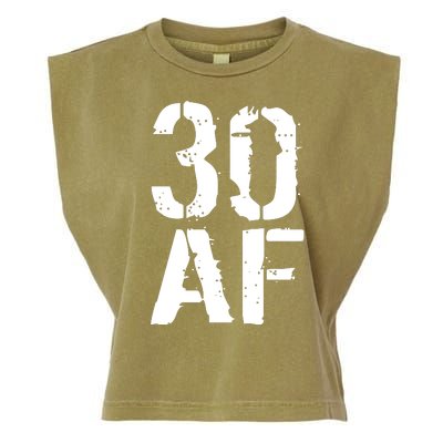 30 AF 30th Birthday Garment-Dyed Women's Muscle Tee