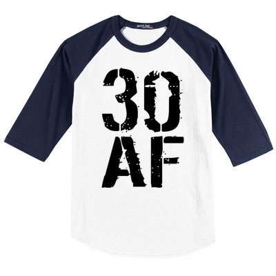 30 AF 30th Birthday Baseball Sleeve Shirt