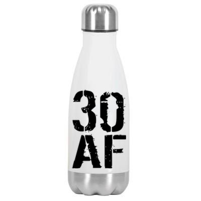 30 AF 30th Birthday Stainless Steel Insulated Water Bottle