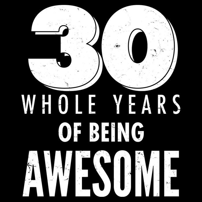 30 Whole Years Of Being Awesome Birthday Impact Tech Backpack