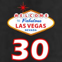 30 Years Old In Vegas - 30th Birthday Cool Comfort Performance Bucket Hat