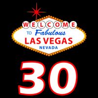 30 Years Old In Vegas - 30th Birthday Cooling Performance Crew T-Shirt