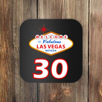 30 Years Old In Vegas - 30th Birthday Coaster